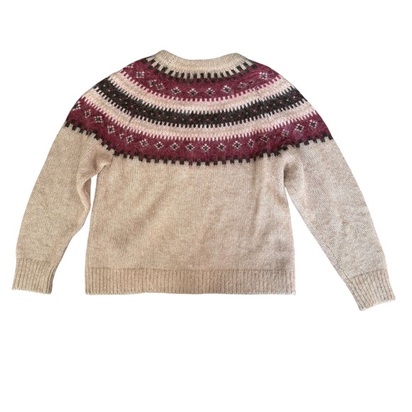 Madewell fair aisle, alpaca blend sweater small - Picture 6 of 10